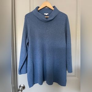 J Jill Cowl Neck Tunic Sweater, size XL